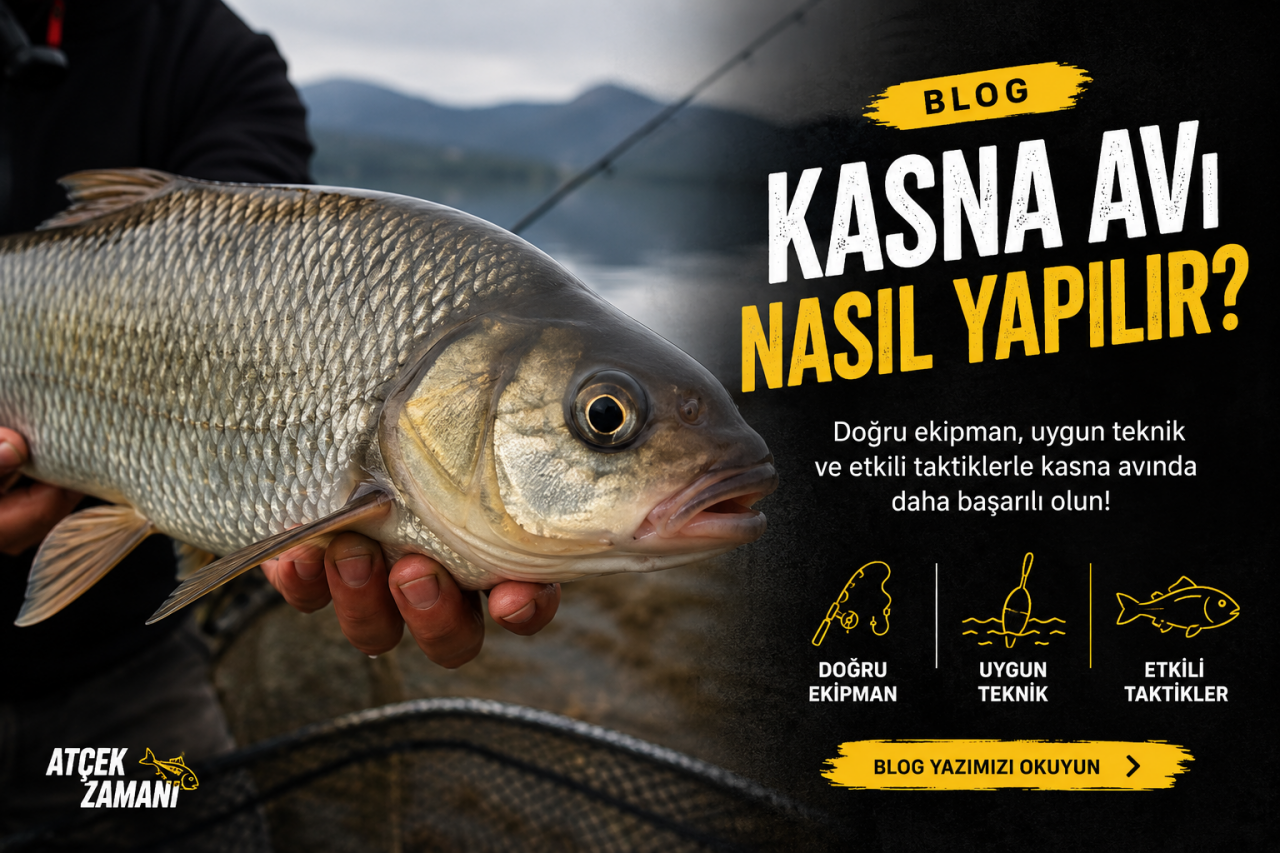 Kasna Avı Nasıl Yapılır? Derede ve Gölde Kasna Avı Rehberi