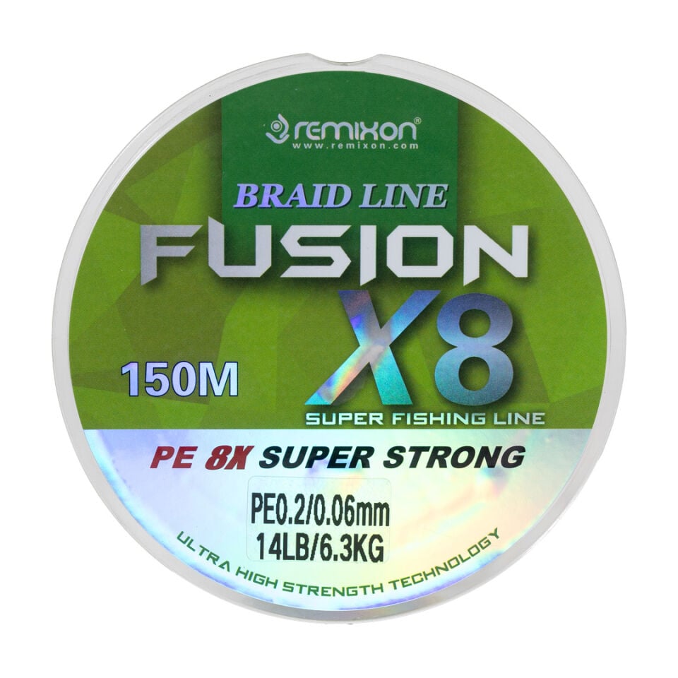 Remixon Fusion 150M X8 Green İp Misina 0.13 MM