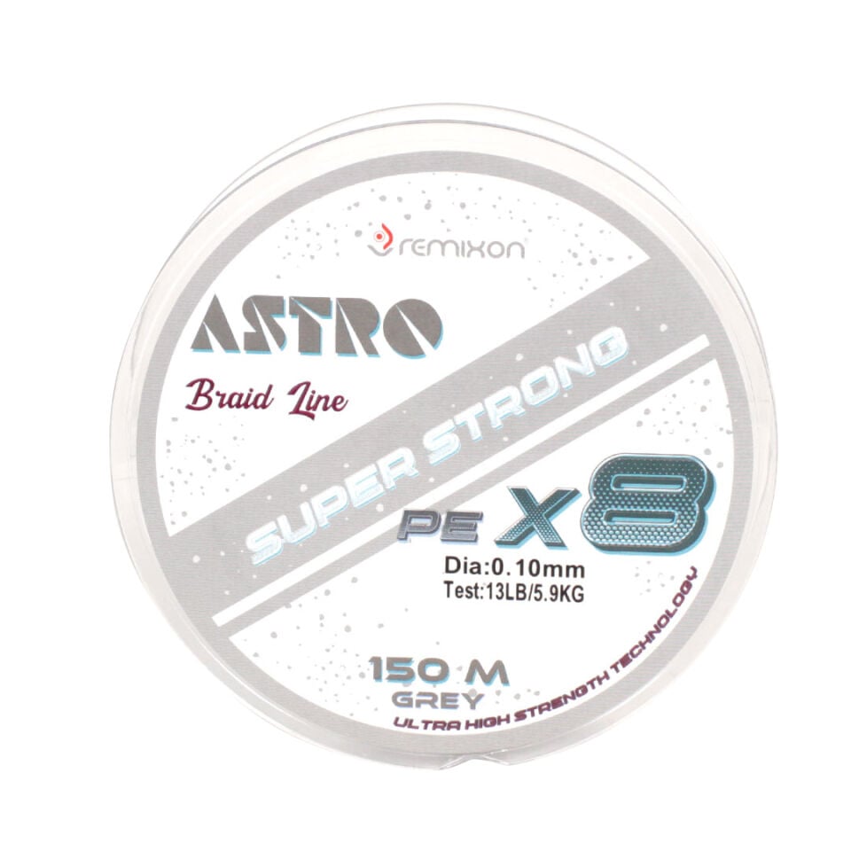 REMIXON ASTRO 8X150M, GREY İP MİSİNA 0.06MM