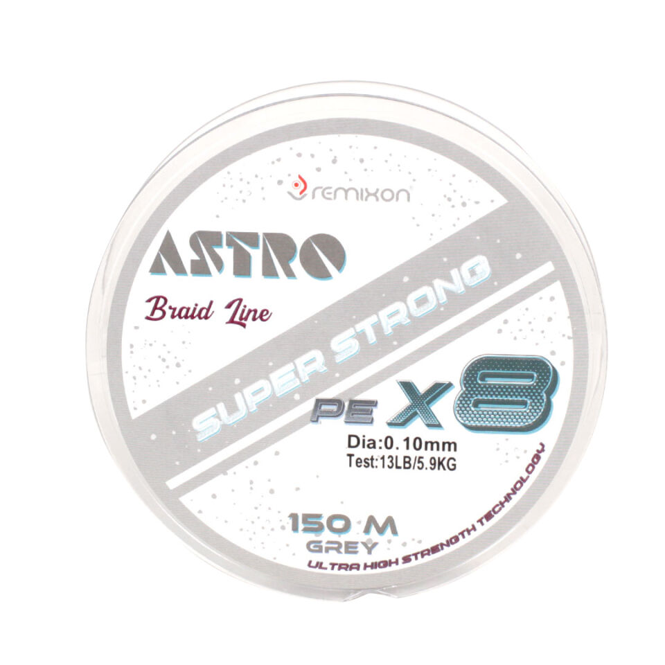 REMIXON ASTRO 8X150M, GREY İP MİSİNA 0.10MM