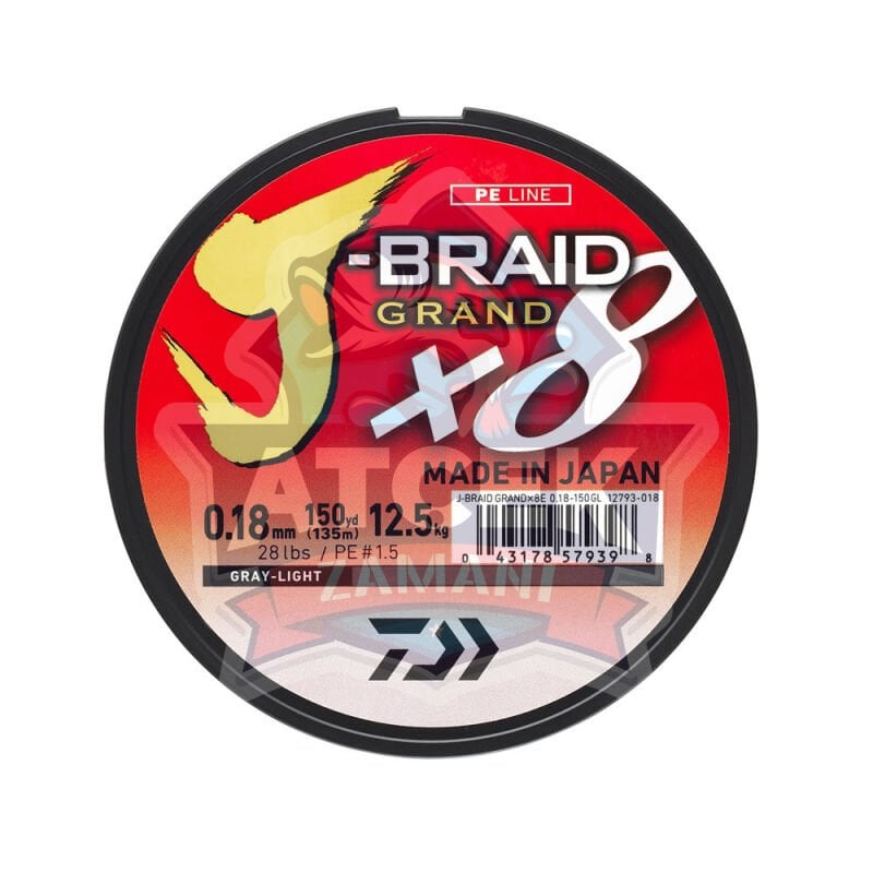 Daiwa JB Grand 8B 135m Grey İp Misina