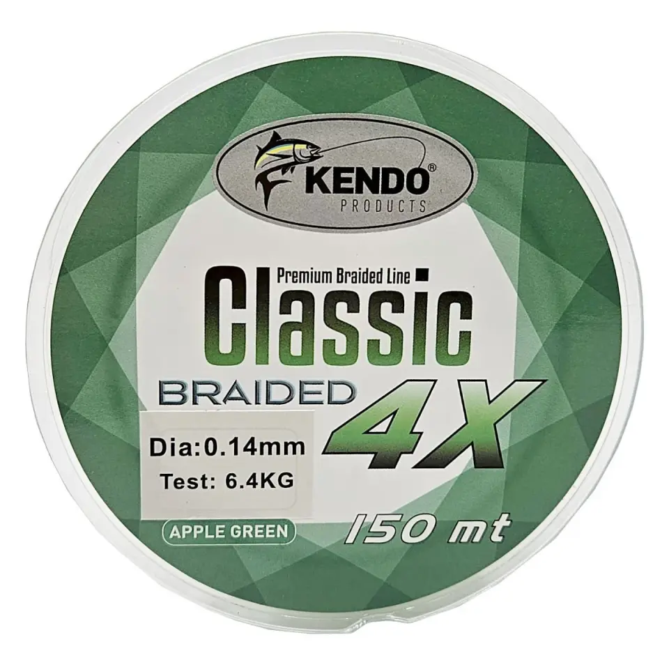 Kendo Classic 4X 150m Apple Green Örgü İp 0,08
