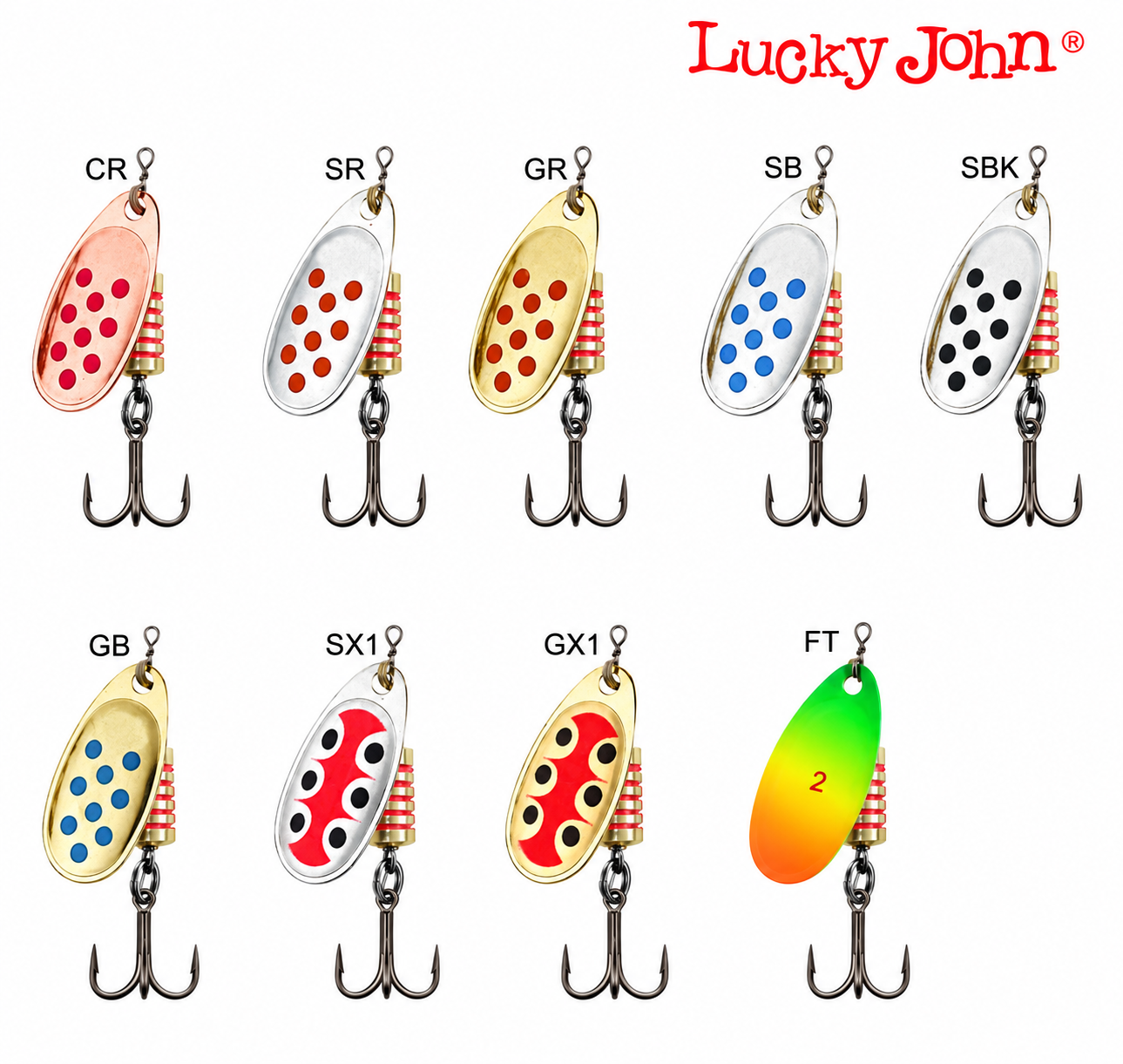 Lucky John Spin X Round Döner Kaşık 3.5 Gr No:1