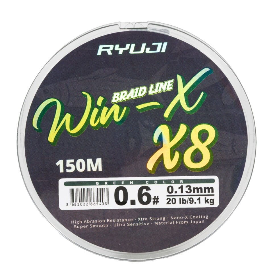 RYUJI WINX X8 150M GREEN İP MİSİNA 0.06 MM