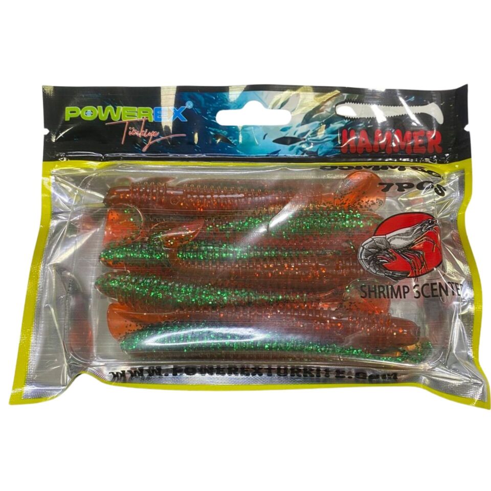 Powerex Hammer 95mm 6gr Karides Kokulu 7'li Suni Yem 8310