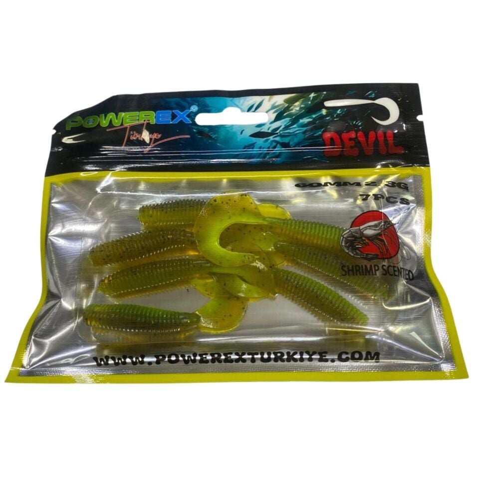 Powerex Devil Kurt 60mm 2.3gr Karides Kokulu Yem 8305