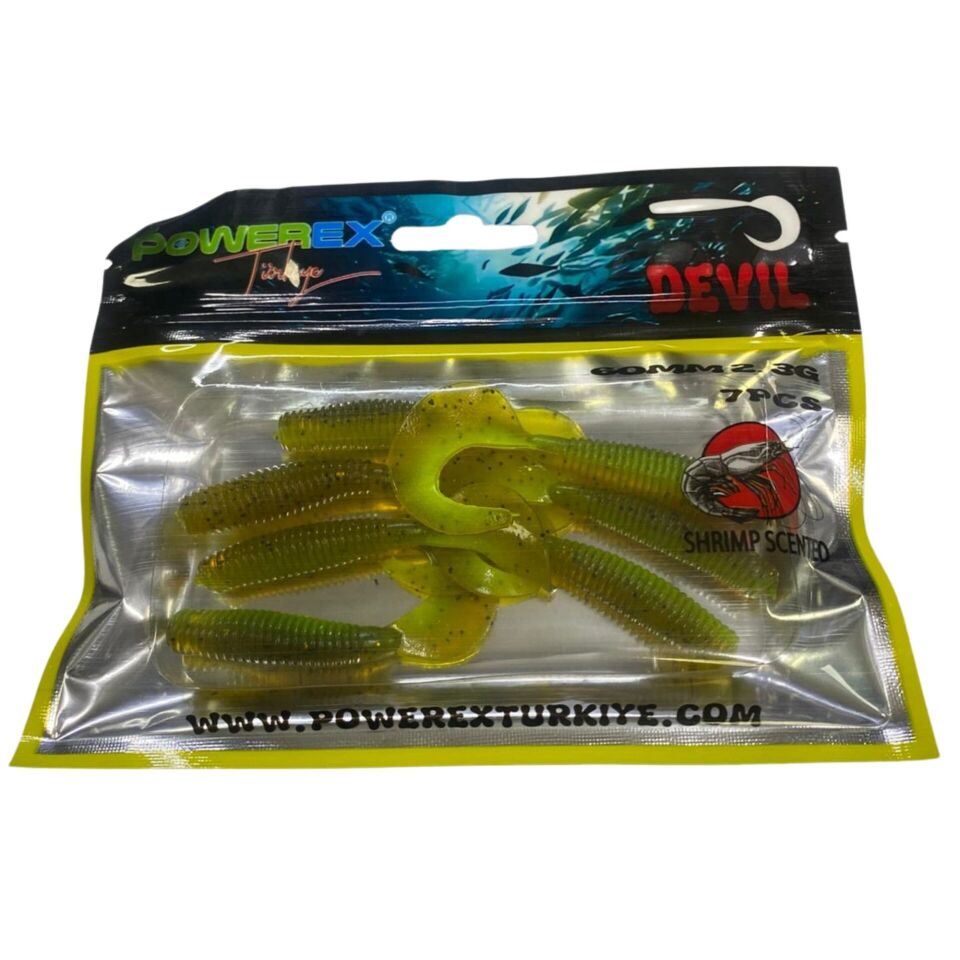 Powerex Devil Kurt 60mm 2.3gr Karides Kokulu Yem 8305