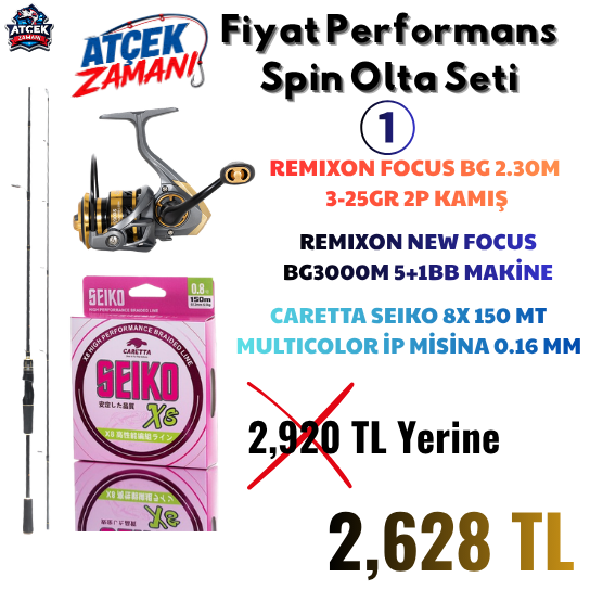Fiyat Performans Spin Olta Seti 1
