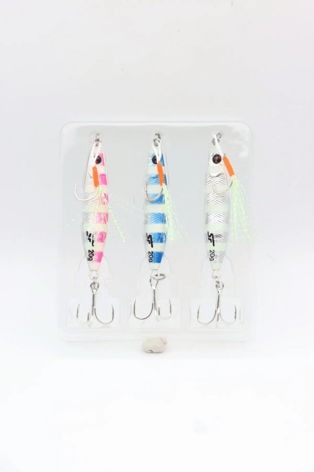 SHUFA MIX JIG SERIES 3 ADET ZEBRA GLOW
