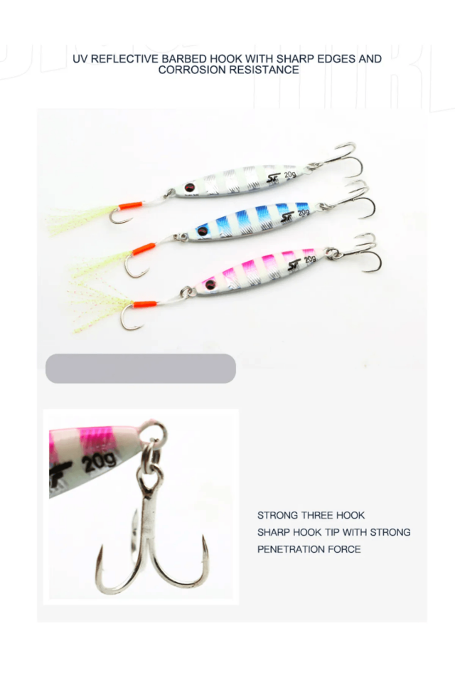 SHUFA MIX JIG SERIES 3 ADET ZEBRA GLOW