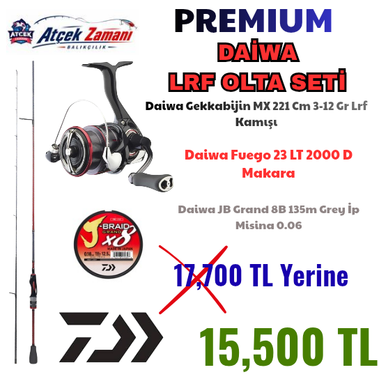 Preminyum Daiwa Lrf Olta Seti