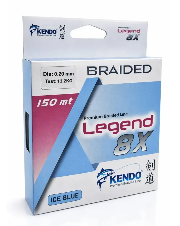 Kendo Legend X8 150M Ice Blue Örgü İp 0,10 mm