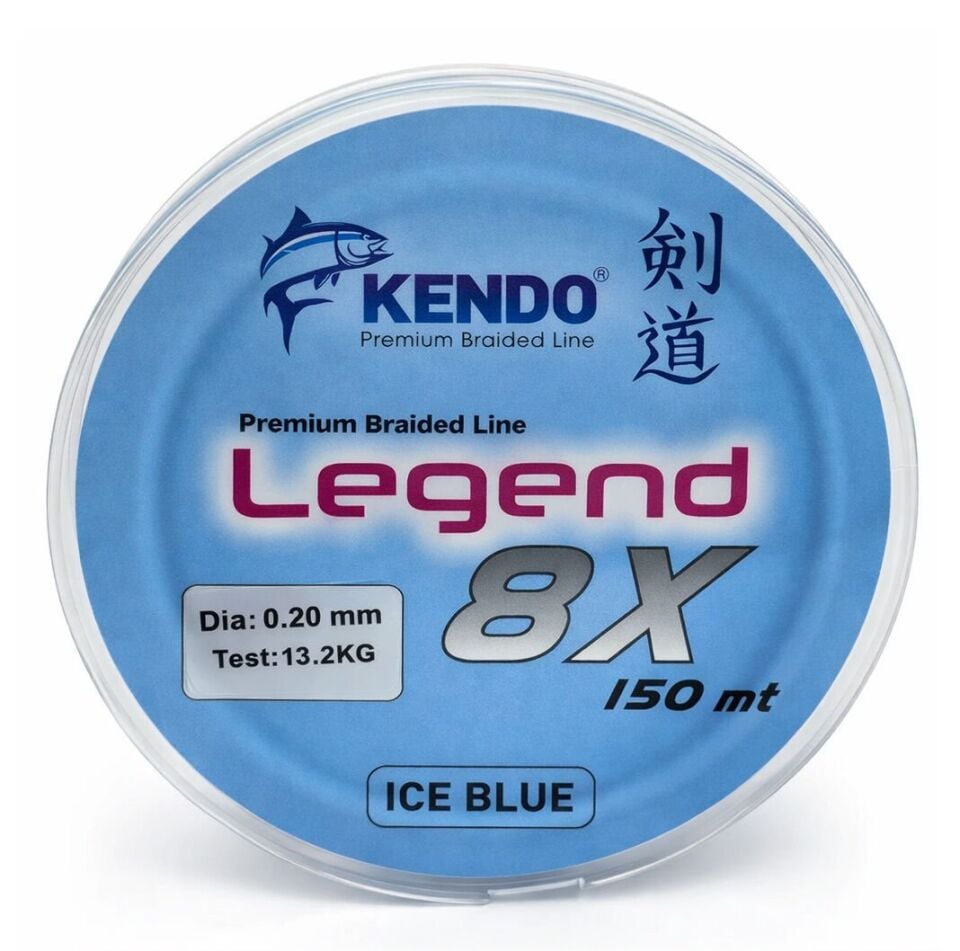 Kendo Legend X8 150M Ice Blue Örgü İp 0,10 mm