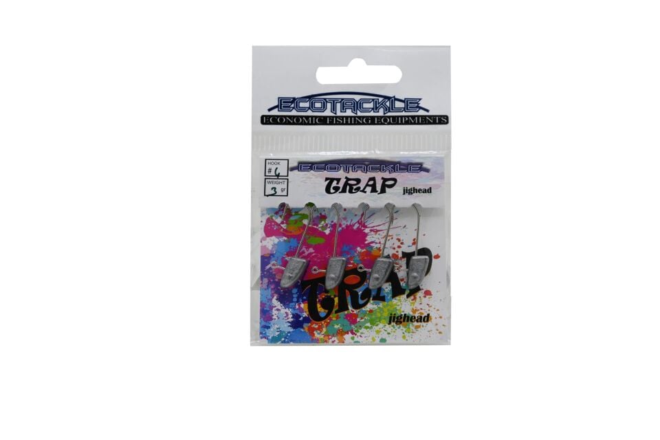 ECOTACKLE TRAP LRF JIGHEAD 4P